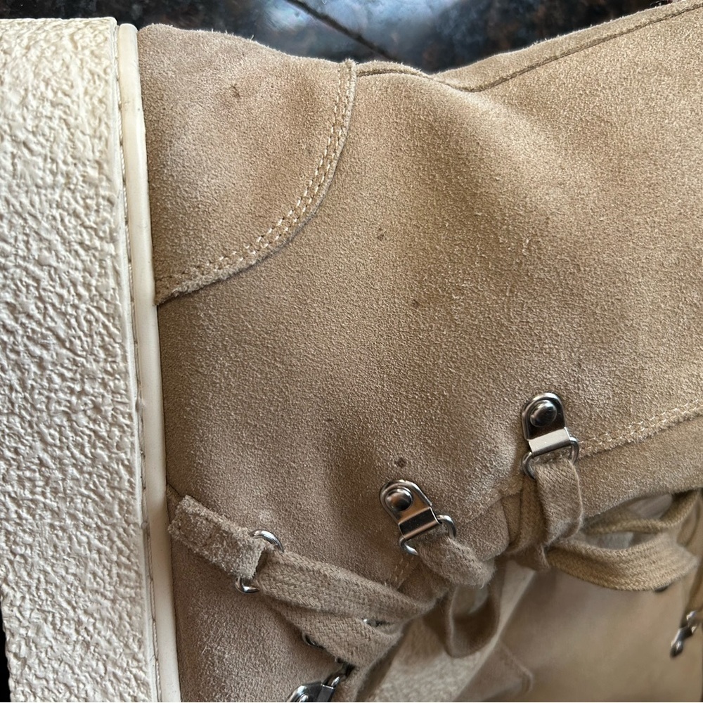 J/Slides Nyc J Slides Leather Faux Fur Lined Bolt… - image 5